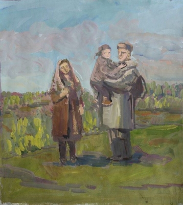 Коршунова Екатерина. 5Б. Весна. Возвращение с фронта.