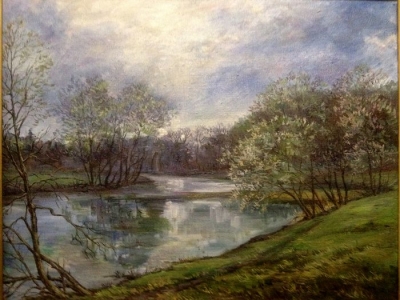 Захарова Т.Г., «У реки», х. м., 70х50