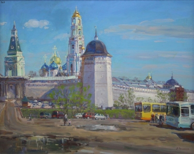 Топрова Л.С., Весна. Троице - Сергиевская Лавра, 2013 г., х.м.