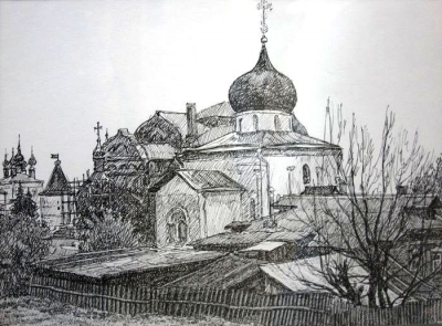 Панин В.И., "Юрьев - Польской", б.гелевая ручка, 2016